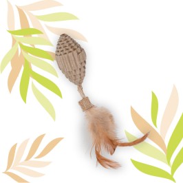 Zabawka owalna ETHI'CAT z tektury