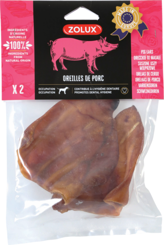 Suszone ucho wieprzowe x2 80 g