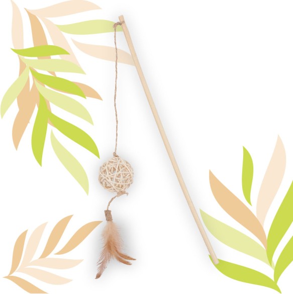 Wędka ETHI'CAT piłka z rattanu